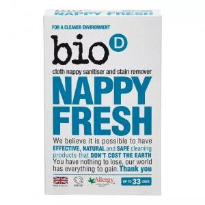 Bio-D Eliminador de manchas y olores de pañales para bebés (500 g)