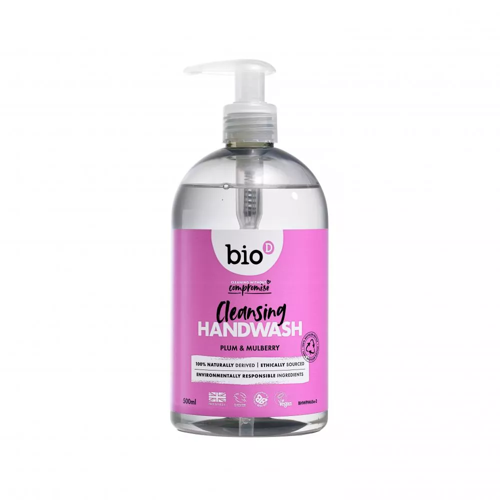 Bio-D Jabón líquido de manos con aroma de ciruela y mora (500 ml)