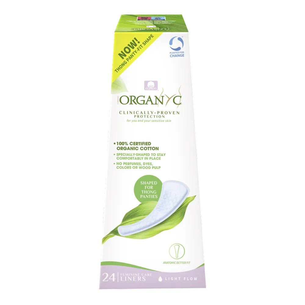 Organyc Toallas femeninas ecológicas TANGA (24 uds.)
