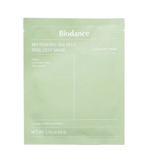 Biodance Refreshing Sea Kelp Real Deep Mask mascarilla facial de hidrogel calmante 34 g