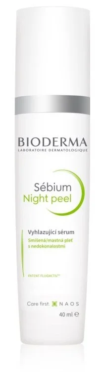 Sébium Night Peel sérum exfoliante nocturno contra las imperfecciones de la piel 40 ml