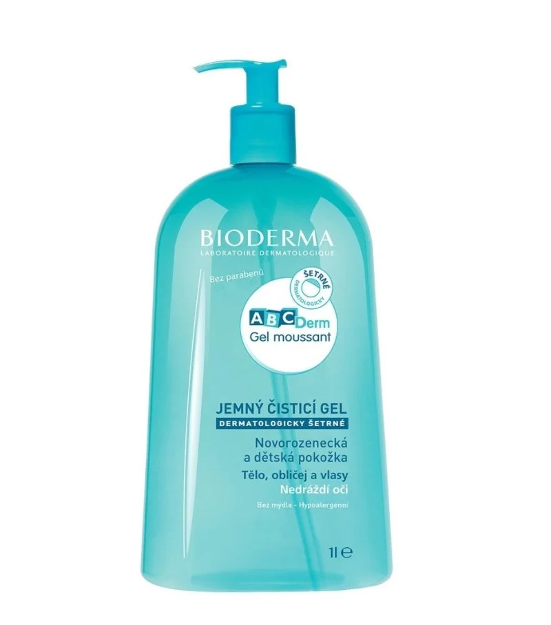 ABCDerm Gel Moussant gel limpiador suave para niños 1000 ml