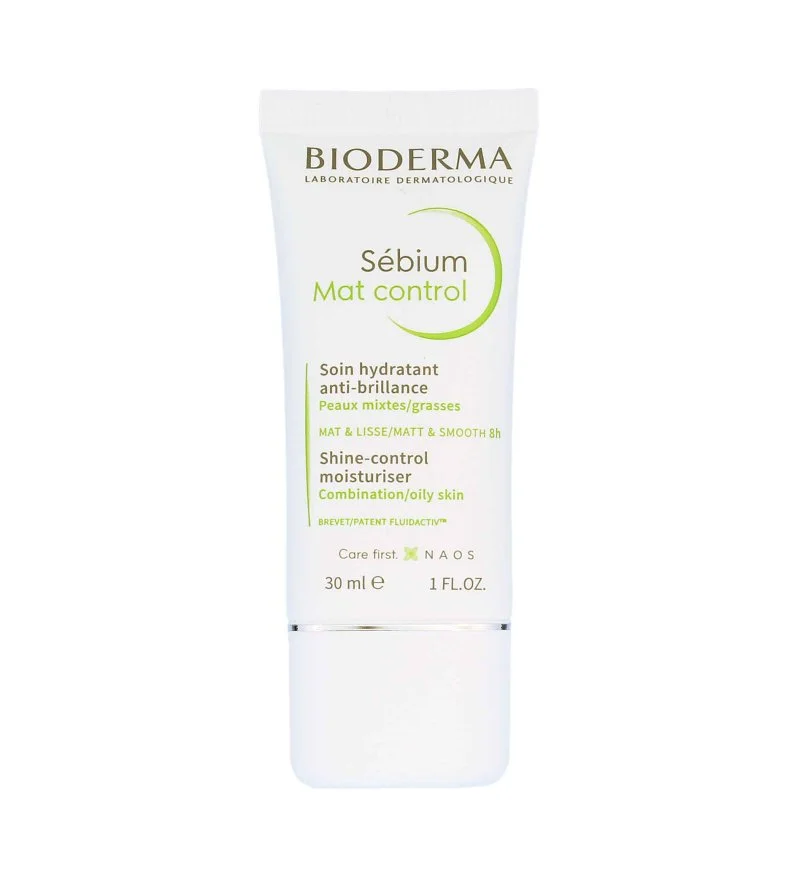 Sébium Mat Control crema hidratante ligera contra el brillo de la piel y los poros dilatados 30 ml