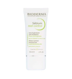 Bioderma Sébium Mat Control crema hidratante ligera contra el brillo de la piel y los poros dilatados