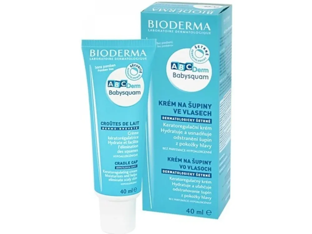ABCDerm BabySquam crema para la costra láctea para niños 40 ml