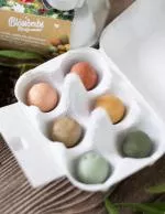 Blossombs Bombas de semillas - Caja de regalo de huevos - Primavera (6 uds.) - flores silvestres de la pradera