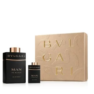 Bvlgari Man In Black recargable 100 ml + EDP agua de perfume para hombre