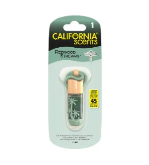 California Scents Hanging Vial Redwood Streams ambientador para coche 5 ml