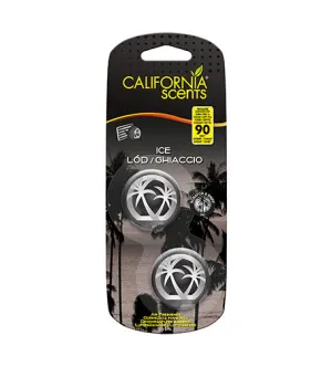 California Scents Mini Diffuser Ice ambientador para coche 2 x 3 ml