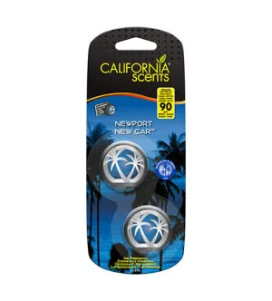 California Scents Mini Diffuser Newport New Car fragancia para coche 2 x 3 ml