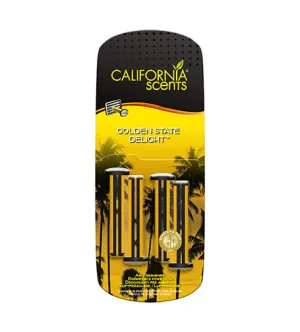 California Scents Vent Stick Golden State Delight ambientador para coche 4 uds.