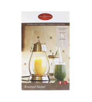 Candle Warmers Hurricane lámpara calentadora para velas níquel