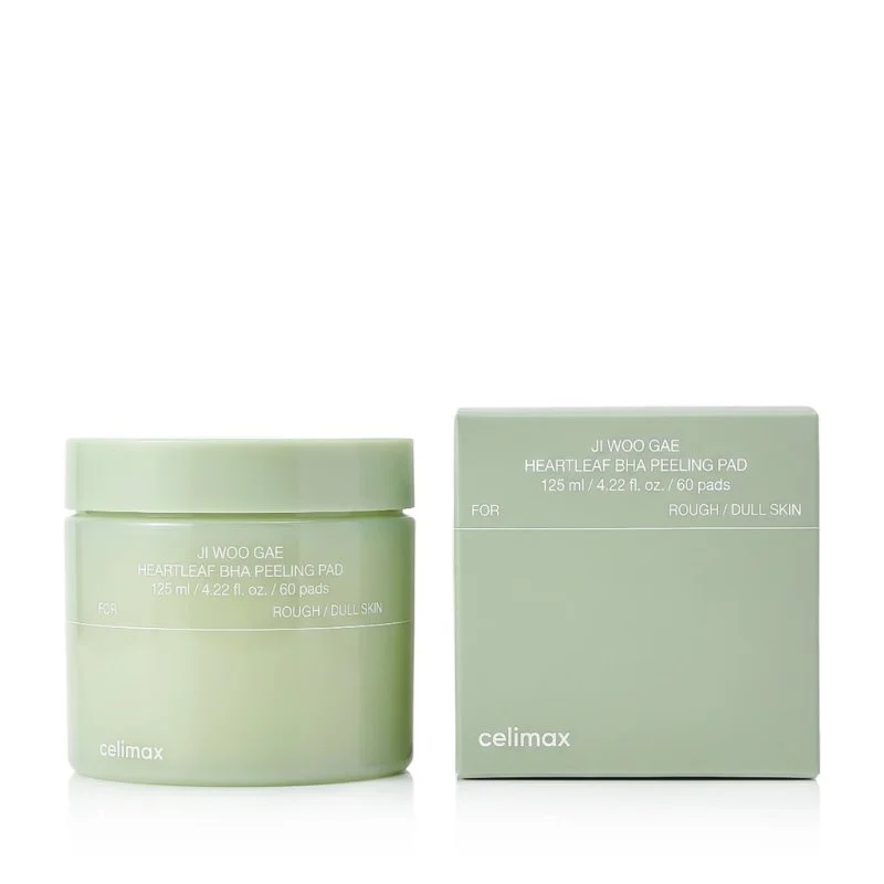 Ji Woo Gae Discos de peeling BHA de Heartleaf 125 ml