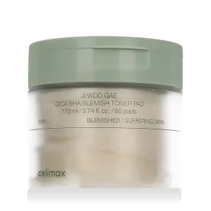 Celimax Ji Woo Gae Cica BHA Discos de tónico para imperfecciones 60 uds