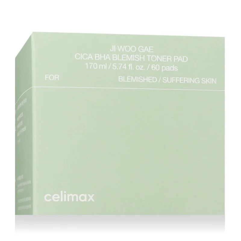 Ji Woo Gae Cica BHA Discos de tónico para imperfecciones 60 uds
