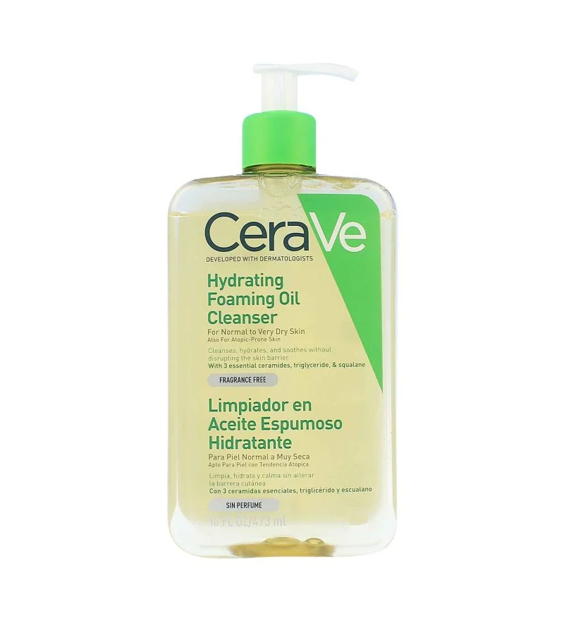 Aceite limpiador espumoso hidratante 473 ml