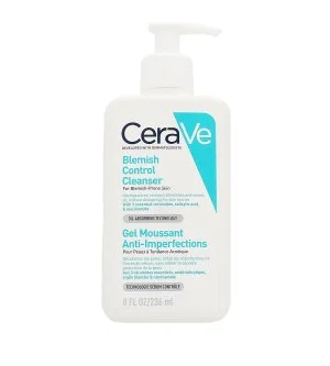 CeraVe Limpiador para el control de las imperfecciones, gel limpiador contra las imperfecciones