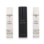 Chanel Bleu de Chanel vaporizador de bolsillo recargable 20 ml + 2 x recarga de perfume para hombre 20 ml
