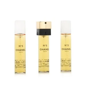 Chanel No 5 recarga 2 x 20 ml + recarga EDP con vaporizador agua de perfume para mujer