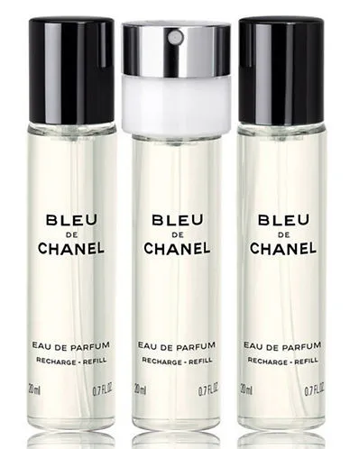 Bleu de Chanel Eau De Parfum agua de perfume 60 ml para hombres recarga 60 ml recarga