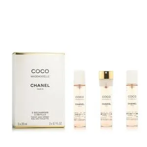 Chanel Coco Mademoiselle EDT recarga 2 x 20 ml + EDT recarga con pulverizador 20 ml W