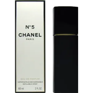 Chanel N°5 Eau De Parfum agua de perfume 60 ml para mujeres frasco recargable