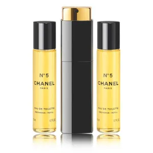 Chanel N°5 Eau De Toilette agua de tocador para mujeres 3x20 ml frasco recargable