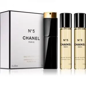 Chanel N°5 Eau De Toilette agua de tocador para mujeres 3x20 ml frasco recargable