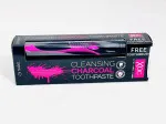 Charcoal pasta dental blanqueadora con carbón activado + cepillo de dientes