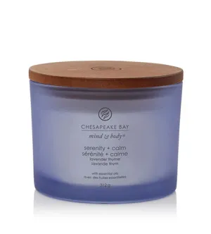 Vela aromática Chesapeake Bay Serenity + Calm con 3 mechas 312 g