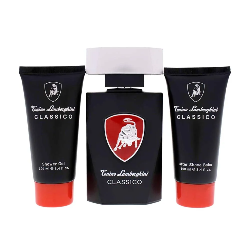 Classico agua de tocador para hombre 125 ml + bálsamo after shave 100 ml + gel de ducha
