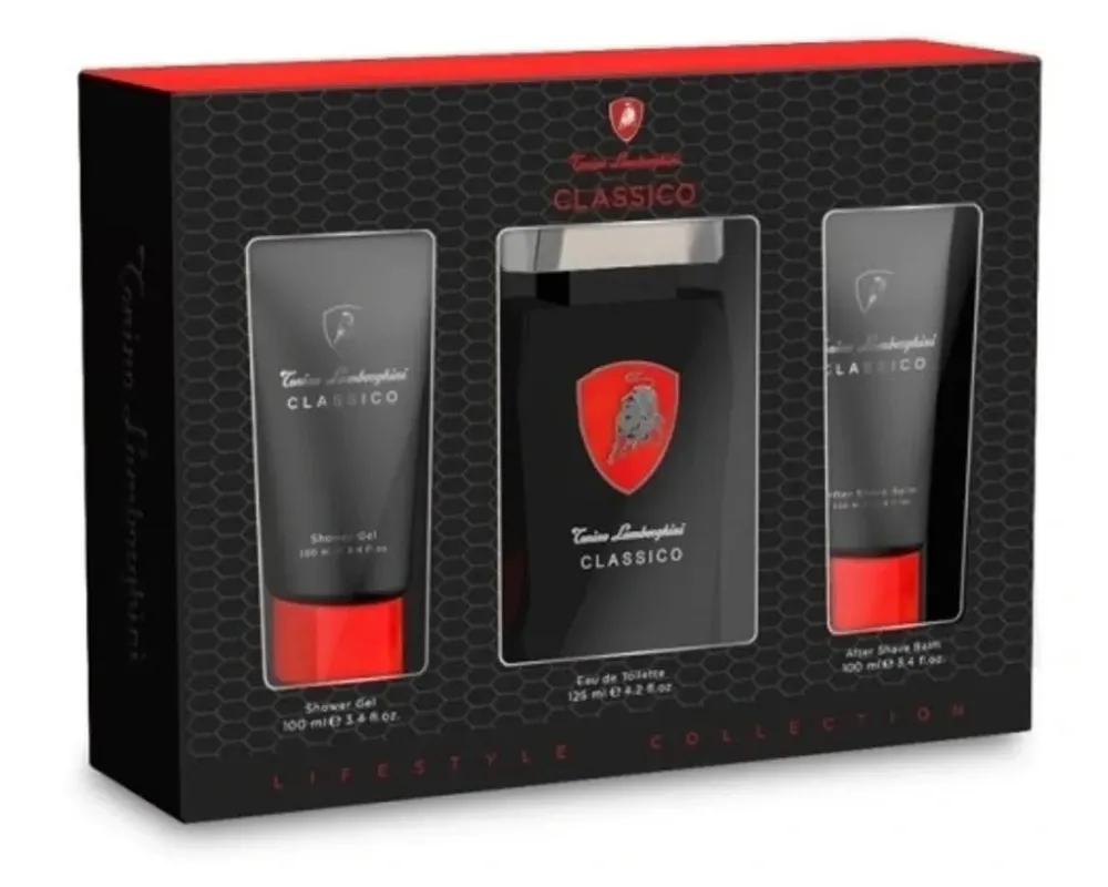 Classico agua de tocador para hombre 125 ml + bálsamo after shave 100 ml + gel de ducha