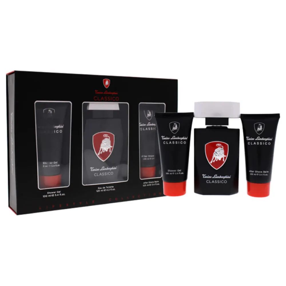 Classico agua de tocador para hombre 125 ml + bálsamo after shave 100 ml + gel de ducha