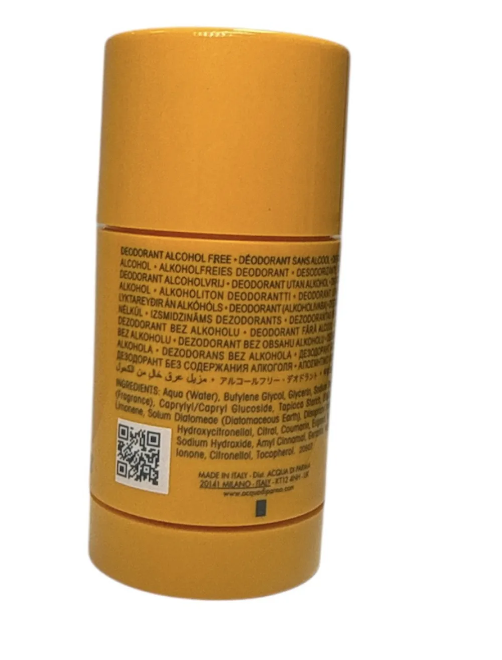 Colonia desodorante en barra unisex 75 ml