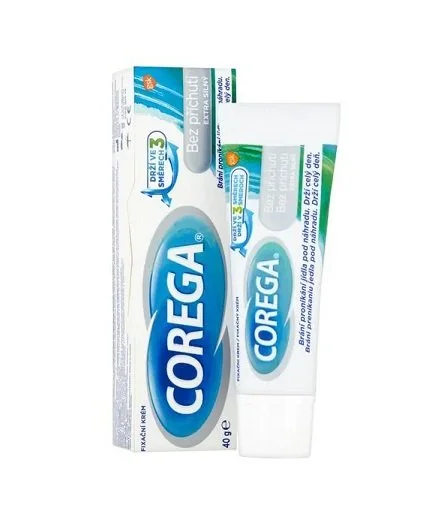 Crema adhesiva para dentaduras extra fuerte sin sabor 40 g
