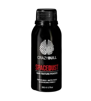 CrazyBull Space Dust polvo de peinado de fijación media 20 g