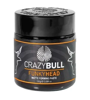 CrazyBull Funky Head Matte Paste pasta de peinado mate con fijación ligera 100 g