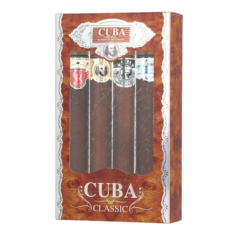 Cuba Cuba Set Yellow 35 ml + EDT Blue 35 ml + EDT Red 35 ml + EDT Orange Eau de Toilette para hombre