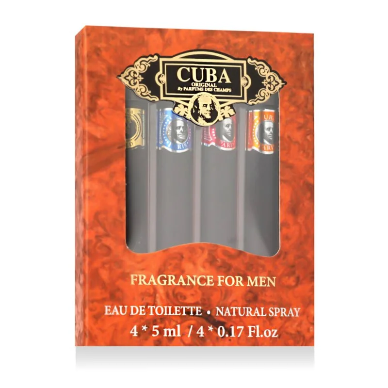 Cuba Fragancia para hombre Set MINI 4 x Eau de Toilette para hombre