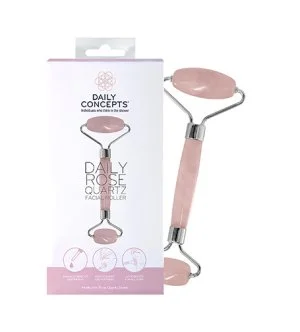 Daily Concepts Daily Rose Quartz Facial Roller rodillo de masaje facial