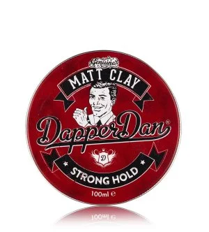 Dapper Dan Matt Clay pomada de arcilla mate con fijación fuerte