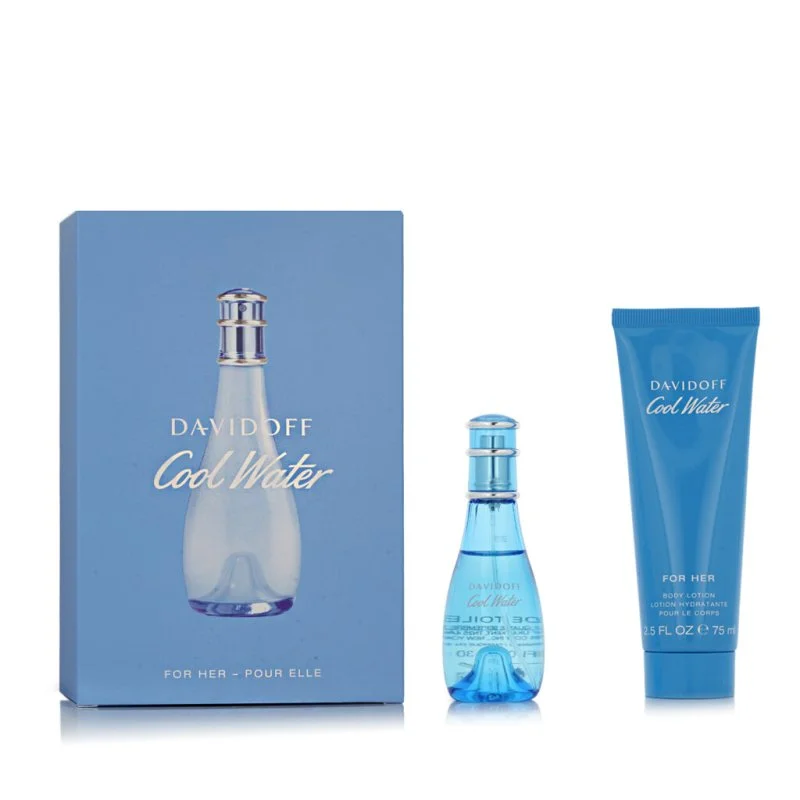 Davidoff Cool Water for Women Eau de Toilette para mujer 30 ml + loción corporal
