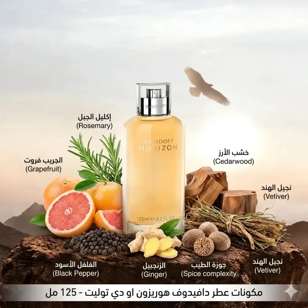 Horizon agua de tocador para hombre 125 ml