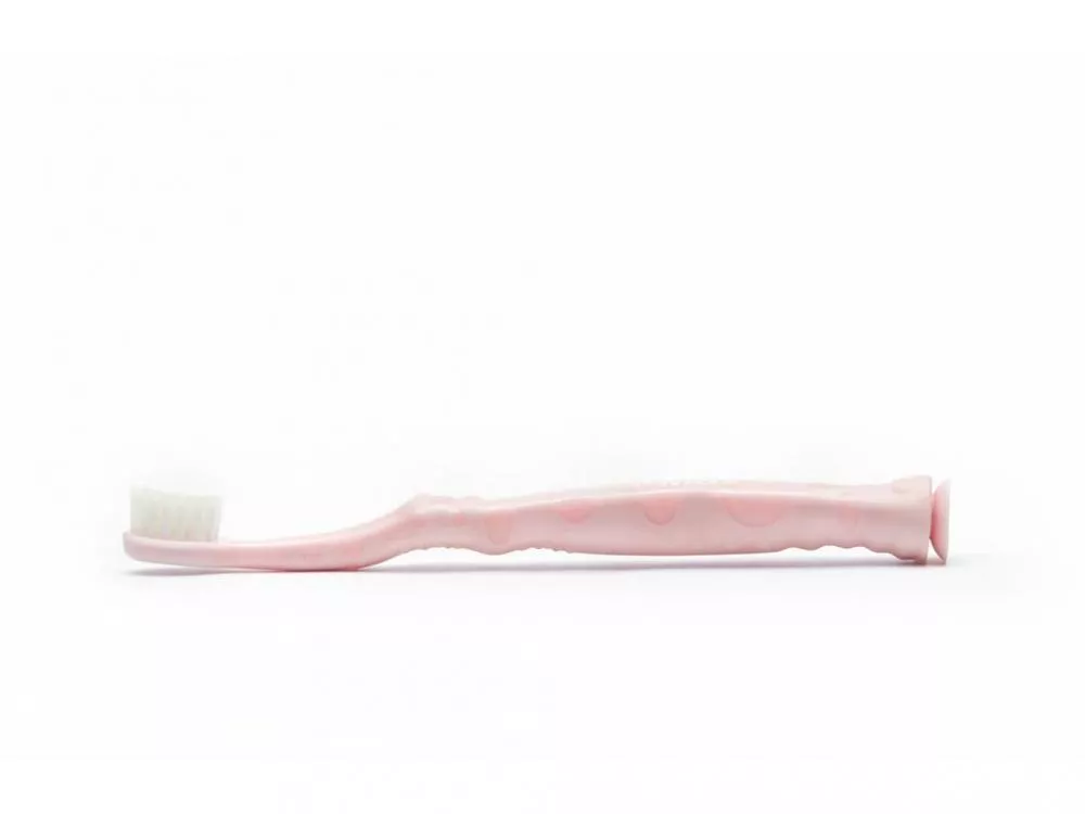 Nano-b Cepillo de dientes para niños con plata - rosa