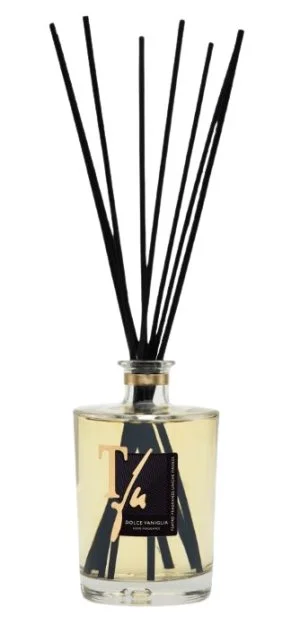 Dolce & Gabbana VANIGLIA STICKS 500 ml FRAGANCIA PARA EL HOGAR - TFU (incluye 10 varillas de bambú negras de 36 cm)