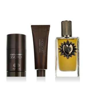 Dolce & Gabbana Devotion Pour Homme Eau de Parfum para hombre 100 ml + desodorante en barra 75 g + gel de ducha
