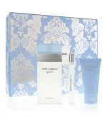 Set de regalo Dolce & Gabbana Light Blue para mujeres agua de tocador 100 ml + crema corporal 50 ml + agua de tocador 10 ml 100 ml + tělový krém 50 ml + toaletní voda 10 ml