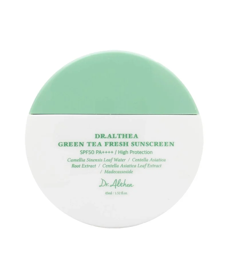 Green Tea Fresh Sunscreen SPF50+ PA++++ crema solar calmante con té verde 45 ml