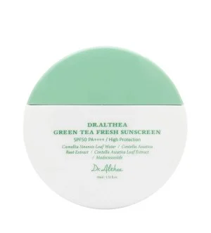 Dr.Althea Green Tea Fresh Sunscreen SPF50+ PA++++ crema solar calmante con té verde