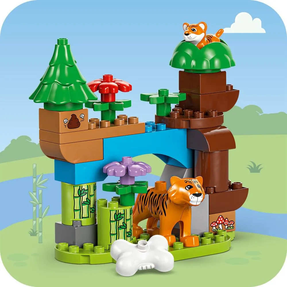 DUPLO® 10446 Familias de animales salvajes 3 en 1